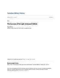 The Success of the Light Armoured Vehicle