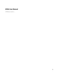 XFM2 User Manual