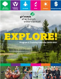 Explore Program and Training Guide 2020