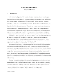 First Amendment Rights, but in a New and Remarkably Different Light