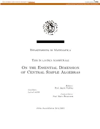 On the Essential Dimension of Central Simple Algebras