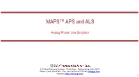 2Wire Analog Bulk Call Generator Presentation