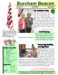 Burcham Beacon Volume 11 4Th Edition April 2018 St