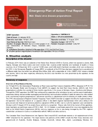 Emergency Plan of Action Final Report