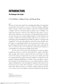 INTRODUCTION the Ontology of the Couple