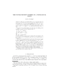 The Non-Hausdorff Number of a Topological Space