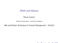 Xpath and Xquery