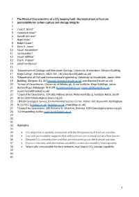 1 1 the Physical Characteristics of a CO2 Seeping Fault