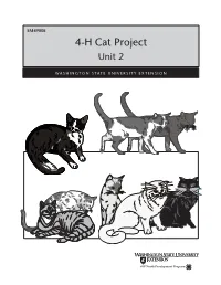 4-H Cat Project Unit 2