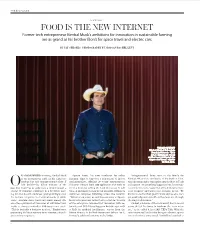 Food Is the New Internet