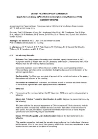 Hcm) Summary Minutes