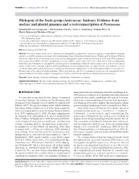 Phylogeny of the Inula Group (Asteraceae: Inuleae): Evidence