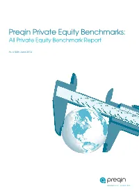 Q2 2013 Preqin Private Equity Benchmarks: All Private Equity Benchmark Report