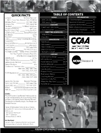 QUICK FACTS TABLE of CONTENTS Location______Rohnert Park, Calif INTRO INFORMATION 1801 E