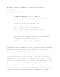 The Promise of Object-Oriented Ontology Timothy Morton