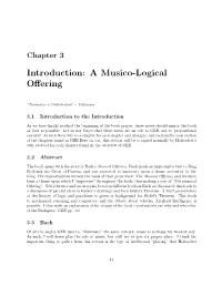 A Musico-Logical Oﬀering