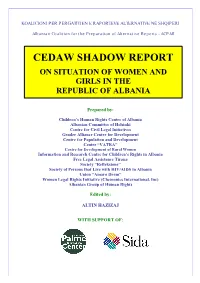 Cedaw Shadow Report