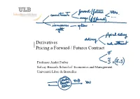 D13 02 Pricing a Forward Contract V02 (With Notes)