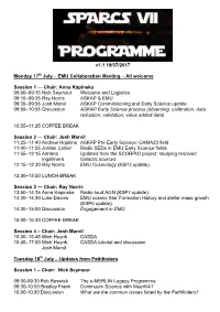 SPARCS VII Final Programme
