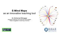 E-Mind Maps As an Innovative Teaching Tool