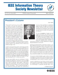 IEEE Information Theory Society Newsletter