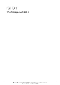 Kill Bill the Complete Guide