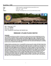 Message 2 Flash Flood Watch for 07/17/15 All MSP Forecast Zones