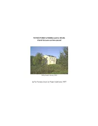 PATRICK POWER of MOBILE and His HOUSE: a Brief Discourse on Time Passed