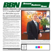 SCCU Positions Itself As Alternative Source for Commercial Loans