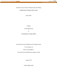 Break the Game: a Practice-Based Study of Breaking