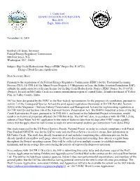 FERC Draft Applicationfinal Nov 18, 2019.Pdf