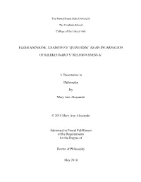 Unamuno's “Quixotism”