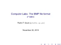 Computer Labs: the BMP File Format