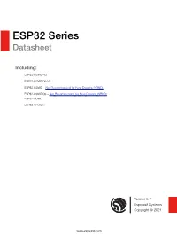 ESP32 Series Datasheet