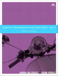 Cocoa® Programming for Mac® Os X