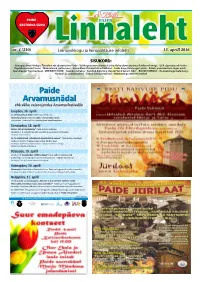 Paide Linnaleht Aprill 2016
