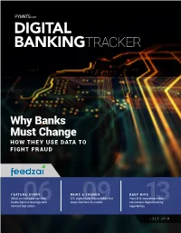 Why Banks Must Change HOW THEY USE DATA to FIGHT FRAUD