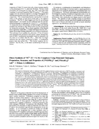Complexes Using Elemental Chalcogens