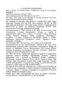 Cv Partini Alessandro