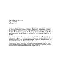 2010 Primetime Press Release FINAL