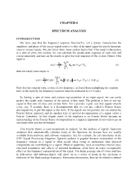 Chapter 8 Spectrum Analysis