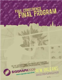 FULL Conference Final Program