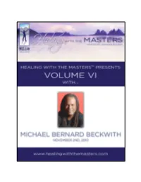 Michaelbernardbeckwithtranscript.Pdf