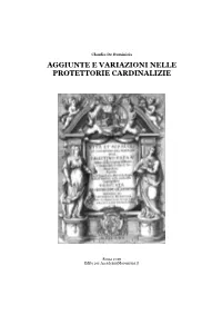 Protettorie Aggiunte
