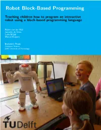 Robot Block-Based Programming