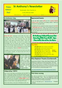 St Anthony's Newsletter