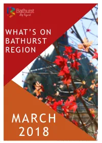 What's on Bathurst Region What's on Bathurst Region