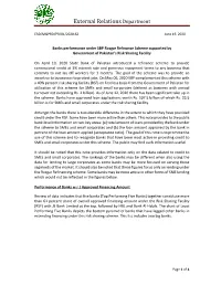 External Relationsdepartment