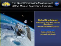 GPM) Mission Applications Examples