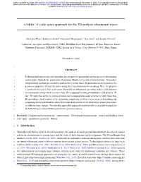 Nadder: a Scale-Space Approach for the 3D Analysis of Neuronal Traces